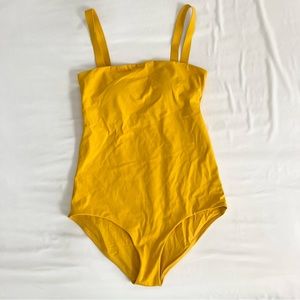 Cos One Piece Yellow Bathing Suit